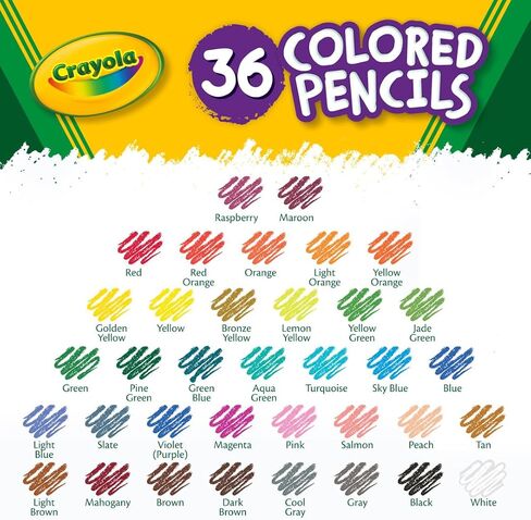 مجموعة أقلام الرصاص الملونة Crayola (120CT) ، أقلام رصاص كتب تلوين ، لوازم فنية للأطفال ، أقلام الرصاص الملونة ، مسبقًا ، هدايا للأطفال ، الأعمار 3+ in Saudi Arabia