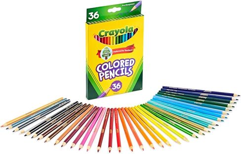 مجموعة أقلام الرصاص الملونة Crayola (120CT) ، أقلام رصاص كتب تلوين ، لوازم فنية للأطفال ، أقلام الرصاص الملونة ، مسبقًا ، هدايا للأطفال ، الأعمار 3+ in Saudi Arabia