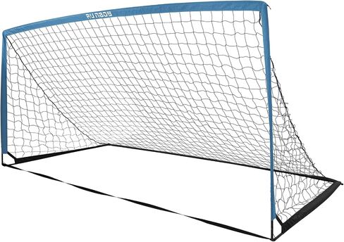 RUNBOW 11x5.5',9x5',6x4' FT Metal Frame Soccer Goal for Backyard Kids Adult Junior Teenager Large Soccer Net with Carry Bag in Saudi Arabia