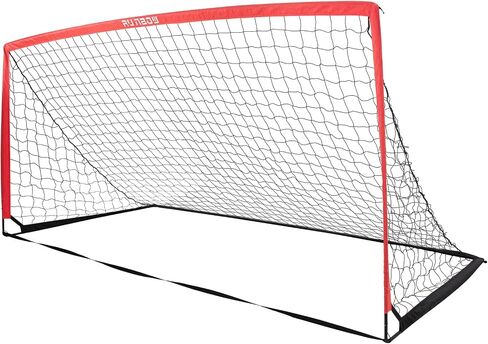 RUNBOW 11x5.5',9x5',6x4' FT Metal Frame Soccer Goal for Backyard Kids Adult Junior Teenager Large Soccer Net with Carry Bag in Saudi Arabia
