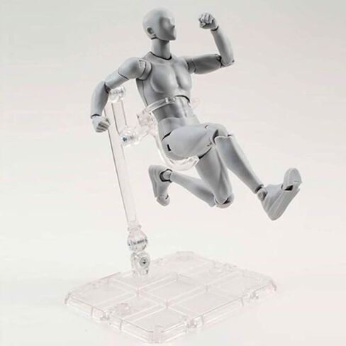 AXITWXIT Manikin Figure Drawing Supplies Drawing Tools, Mannequin for Artists Drawing Figures Model for Sketching, Painting, Artists Male+Female Set(Grey) in Kuwait