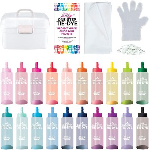 TULIP POSY ONE TIE TIE-DYE Party لـ 5 ، 15 ألوان قوس قزح للنسيج in Kuwait