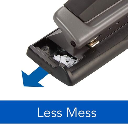 Swingline 3 Hole Punch, 10 Sheet Capacity Three Hole Puncher 3 Ring, Adjustable 2-3 Hole Paper Punch, Precision Pro, Black & Silver (74037) in Kuwait
