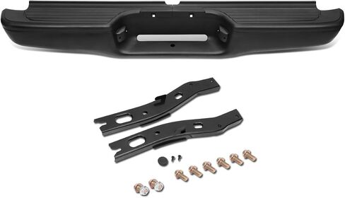 DNA Motoring ZTL-Y-0122 Chrome Finish Carbon Steel Rear Step Bumper Compatible with 1995-2004 Tacoma in Saudi Arabia