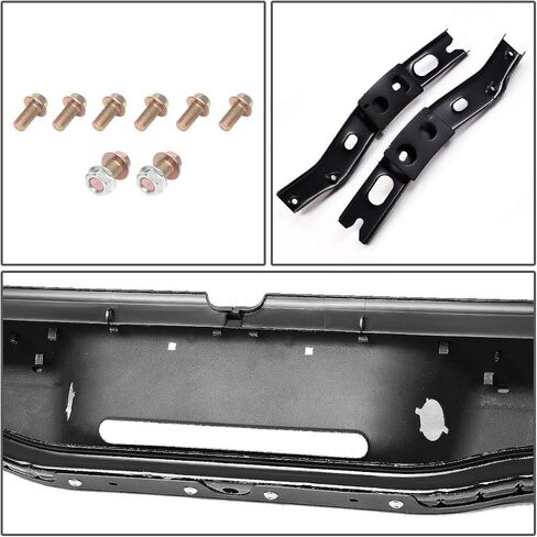 DNA Motoring ZTL-Y-0122 Chrome Finish Carbon Steel Rear Step Bumper Compatible with 1995-2004 Tacoma in Saudi Arabia