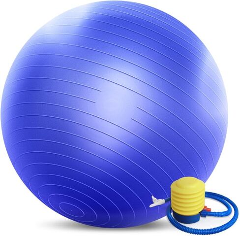 Forbidden Road Yoga Ball Exercise Ball for Workout,Stability, Fitness and Physical Therap with Pump in Saudi Arabia