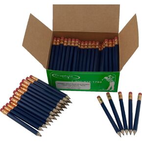 Graphite Pen & Pencil Company Red Hexagonal Golf Pencils (144 Count ، Pre Sharped ، Non Soxy) in Kuwait