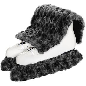 Ice Skate Blade Covers and Towel, Ice Skating Guard Fuzzy Blade Guards and Soakers Soft Skate Covers for Kids Adults Ice Figure Skating or Hockey Protector Accessories Gifts
