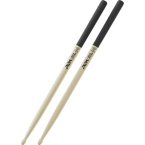 5A Maple Wood Drumsticks, Tear Drop Wood Tip, ANTI-SLIP Handle, Drum Sticks for Kids Adults Beginners (2 Pair, 5A)