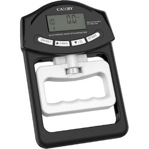 CAMRY Digital Hand Dynamometer Grip Strength Measurement Meter 198Lbs / 90Kgs Auto Capturing Electronic Hand Grip Power
