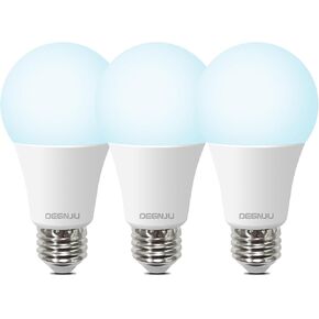 A19 LED Light Bulbs, 60 Watt Equivalent LED Bulbs, Soft White 2700K, 800 Lumens, E26 Standard Base, Non-Dimmable, 8.5W Warm White LED Bulbs for Bedroom Living Room, 12 Pack