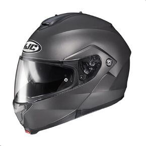 HJC C91 Men's Street Motorcycle Helmet - Semi-Flat Titanium / 2X-Large