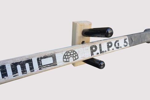Horizontal Wall Mount for a Hockey Goalie Stick (Made in The USA) in Saudi Arabia