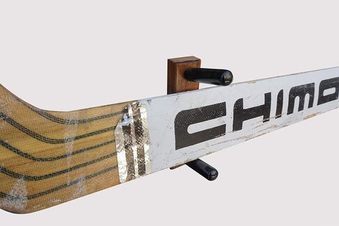 Horizontal Wall Mount for a Hockey Goalie Stick (Made in The USA) in Saudi Arabia