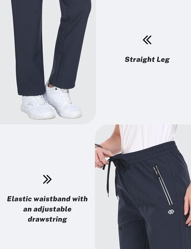 MoFiz Women's Hiking Pants Insulated Outdoor Snow Ski Pants Warm Winter Soft Shell with Zipper Pockets in Kuwait