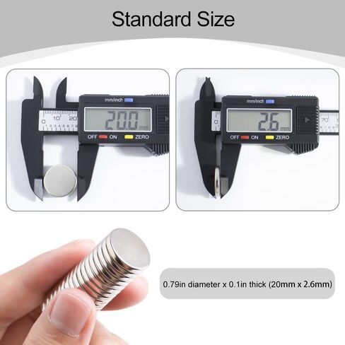 rhinocats 200Pcs Small Magnets for Crafts，Mangets for 3D Printings，6x2mm Refrigerator Magnets，Mini Round Rare Earth Magnets for Office, DIY in Saudi Arabia