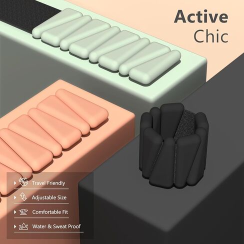 Wrist Weights, Ankle Weights for Women Men, With Wrist Brace，Silicone Wrist Weighted Bangles - Adjustable Arm Weights Bangles,Wrist Weights for Workout, Running, Yoga, Swimming，2 Lbs(1Lbs Each) in Saudi Arabia