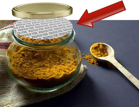 Pressure Sensitive Torque Activated Seals Cap Liners - 53mm (2.09") - 200 PCS -Made in USA- for Glass & Plastic Bottles & Containers - No Induction Sealer Needed - Black (200) in Kuwait