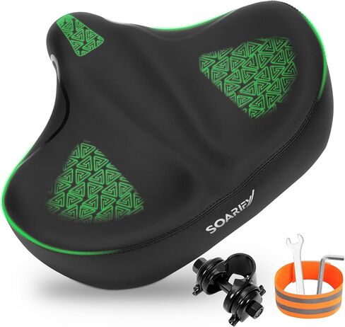 Comfort Bike Seat, Bicycle Seat for Men Women,Waterproof Bike Saddle Replacement for City Bikes, Exercise Bikes, Cruiser, City Bikes in Saudi Arabia