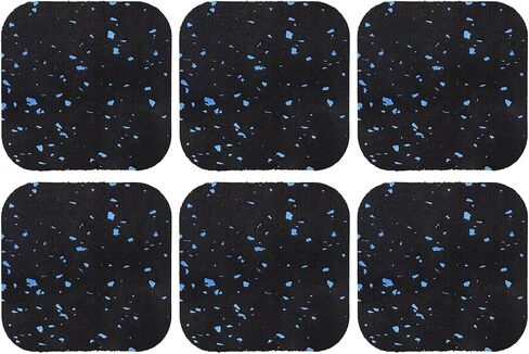 Exercise Equipment Mat, Treadmill Mat Pads - with High Density Rubber Mats for Protect Floors, Shock Absorbing Mat, Sound Proof Floor Mat (6) in Saudi Arabia