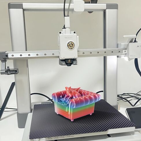 LANEKGU 257x257mm Double Sided Build Plate for Bambu Labs, Eight Pointed Star + Galaxy PEY Spring Steel Plate Print Bed Platform for Bambu Lab X1C/X1/X1E/P1P/P1S/A1 in Kuwait