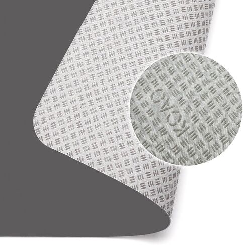 Non-Slip Workout Mat for Under Desk Ellipticals, Exercise Mat for Ellipse Leg Exerciser Machine, Apply to Foot & Leg Pedal Exerciser for Seniors Fitness, Enhanced Stability & Floor Protection, black or grey 2 colors in Saudi Arabia