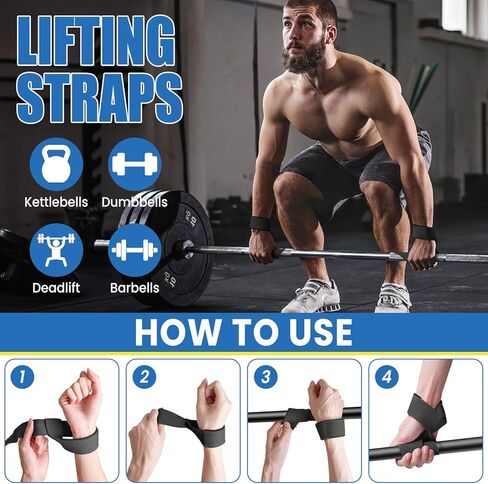 Barbell Pad Set, Hip Thrust Pad, 14pcs Gym Accessories for Women, Barbell Squat Pad for Hip Thrust, Bench Press with Barbell Clips, Resistance Bands, Lifting Straps, Massage Balls, Carry Bags in Saudi Arabia