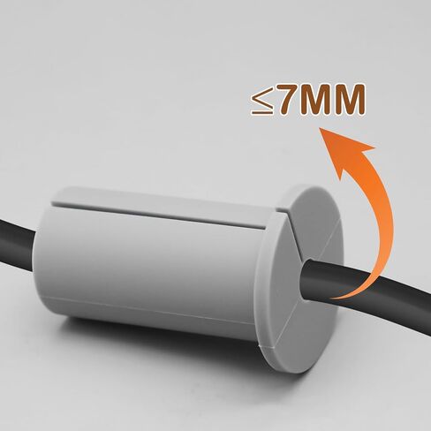 4Pcs Wall Cable Pass Through Cable Grommets, Silicone Cable Grommets Holes Sleeve Pass Through Wall, Wall Grommets for Cables Home Industry Furniture Wire Compatible with Starlink Accessories in Saudi Arabia