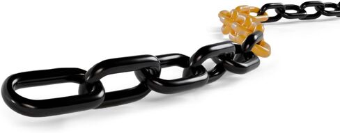 Lellow Safety® ، سلسلة بلاستيكية صفراء ، 200 قدم/60 مترًا in Kuwait