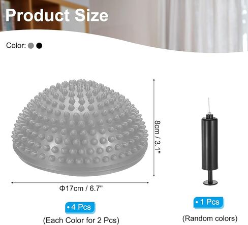 Patikil Half Spiky Domes Balance Bods Doal Dots مع مضخة اليد لل Core in Saudi Arabia