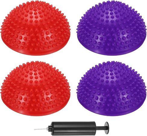PATIKIL Half Spiky Domes Balance Pods Balance Trainer Dots with Hand Pump for Core in Saudi Arabia
