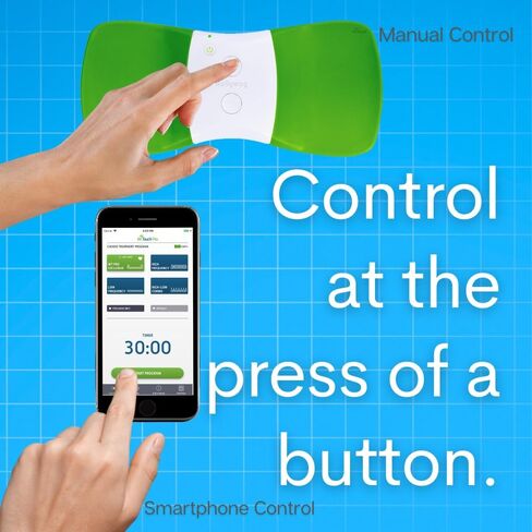 WiTouch Pro TENS Unit for Back Pain Relief & Recovery, Wireless, Wearable Muscle Stimulator, Made in USA, Gel Pads Included in Saudi Arabia