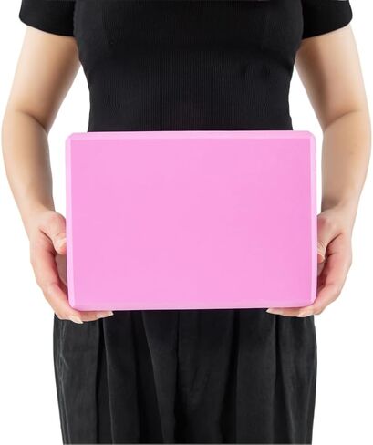 High Density EVA Yoga Bolock (Set of 2) - supportive, Soft Non-Slip Foam Surface For Yoga,Pilates,Meditation 3"x 6" x 9" in Saudi Arabia