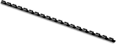 Staples 449261 مشط البلاستيك العمود الفقري بقطر 1/4 بوصة قطر 20 ورقة 100 حزمة أسود in Kuwait