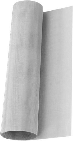 Folding a Piece of 304 Stainless Steel mesh, 13 "X29.5 (33cm X75cm), 5-mesh Metal mesh, Rust Proof mesh, Suitable for Many DIY Projects, Hard and Heat-Resistant Metal mesh in Saudi Arabia