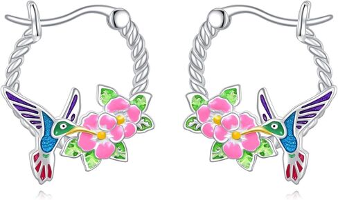 Bee Earrings Daisy Bee Hoop Earrings Bee and Flower Earrings 925 Sterling Silver Bumble Bee Huggie Hoop Earrings Bee Jewelry Gifts for Women in Saudi Arabia