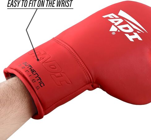 Authentic Series A2 Unisex Pro Lace-Up Boxing Gloves - Genuine Cowhide Leather | Optimal for Boxing, MMA, Muay Thai, Kickboxing, Martial Arts Training & Sparring in Saudi Arabia