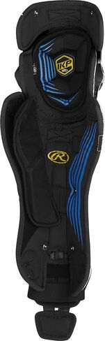 Rawlings | MACH Catcher's Leg Guards | Baseball | Intermediate | White/White in Saudi Arabia