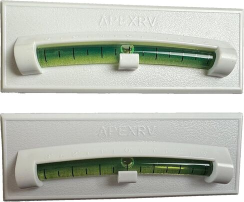 Apex RV متخرج من مستوى الفقاعة لاصقة ل RV ، Camper ، مقطورة ، منزل متنقل ، و Caravan White 2 Pack (White) in Saudi Arabia