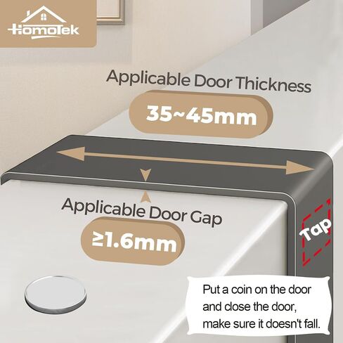 HOMOTEK Over The Door Hooks Longer, Heavy Duty Over Door Rack for Bathroom, Door Hanger Coat Holder with 12 Hooks for Hanging Clothes, Towels and Hat, 11" Bracket, Fits 1-3/4" Thick Door, Black in Saudi Arabia