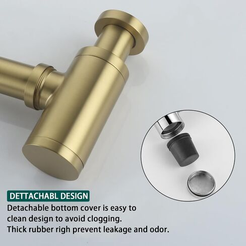 Chrome Round Bottle P-Trap 1 1/4 Adjustable Bathroom Basin Sink Waste Trap Drain Kit Adjustable Height Waste Trap Drain Tube Bottle P Trap Drain Kit in Saudi Arabia