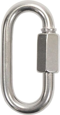 Snorkel Master Scuba Choice SS Snap Hook Carabiner Boat Marine Clip with Screw 25mm Opening, 16 cm, Gold in Saudi Arabia
