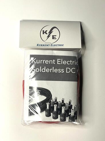 مجموعة DC Barrel DIY Standard DC ، 6 كابلات مخصصة لدواسات تأثيرات الجيتار (مجموعة الكابلات السوداء) in Kuwait