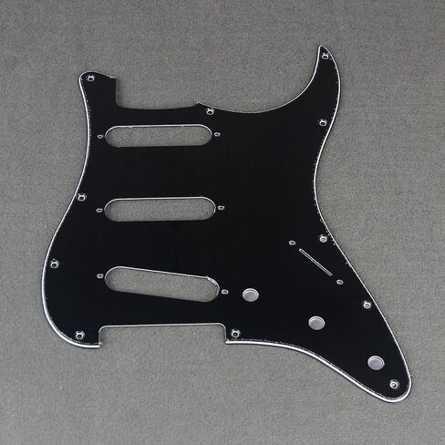 Fleor 11 Holes Style STY Pickguard SSS Guitar Pickguard Pick Guard Scrughplate مع مجموعة مسامير ، 3ply Mint Green in Kuwait