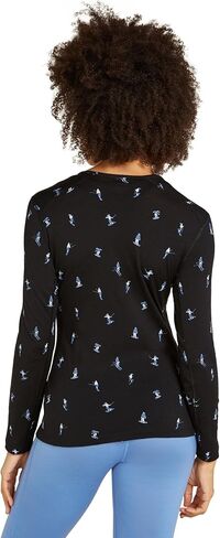 Icebreaker Women's Merino 200 Oasis Long Sleeve Crewe Snow Day in Saudi Arabia
