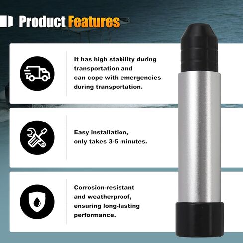 Outboard Motor Support with 2 PCS Steering Cylinders Stabilizer Stop Clips Compatible with 2 and 3 Ram Trim Motor Tilt Systems Outboard Transom Saver Steer Stop Stabilizer Clips in Kuwait