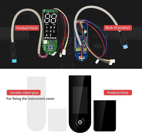 Upgrade M365 Pro Dashboard Cover Replacement Circuit Board Compatible with Xiaomi M365 /M365 Pro/M365 Pro 2 Electric Scooter Parts Accessories in Saudi Arabia