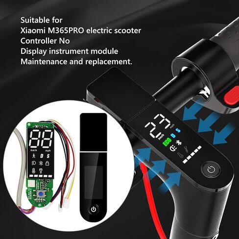 Upgrade M365 Pro Dashboard Cover Replacement Circuit Board Compatible with Xiaomi M365 /M365 Pro/M365 Pro 2 Electric Scooter Parts Accessories in Saudi Arabia