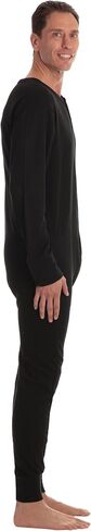 #followme Men's Solid Thermal Henley Adult Onesie in Kuwait