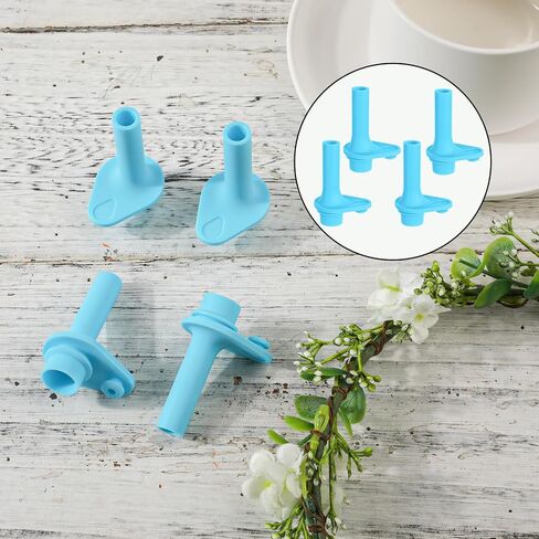 4pcs Replacement Bite Valve for Zak Designs Kelso 15 oz, Silicone Mouthpiece BPA Free Reusable Straw Cup Accessories Compatible with Zak Kids Water Bottles, Orange in Saudi Arabia